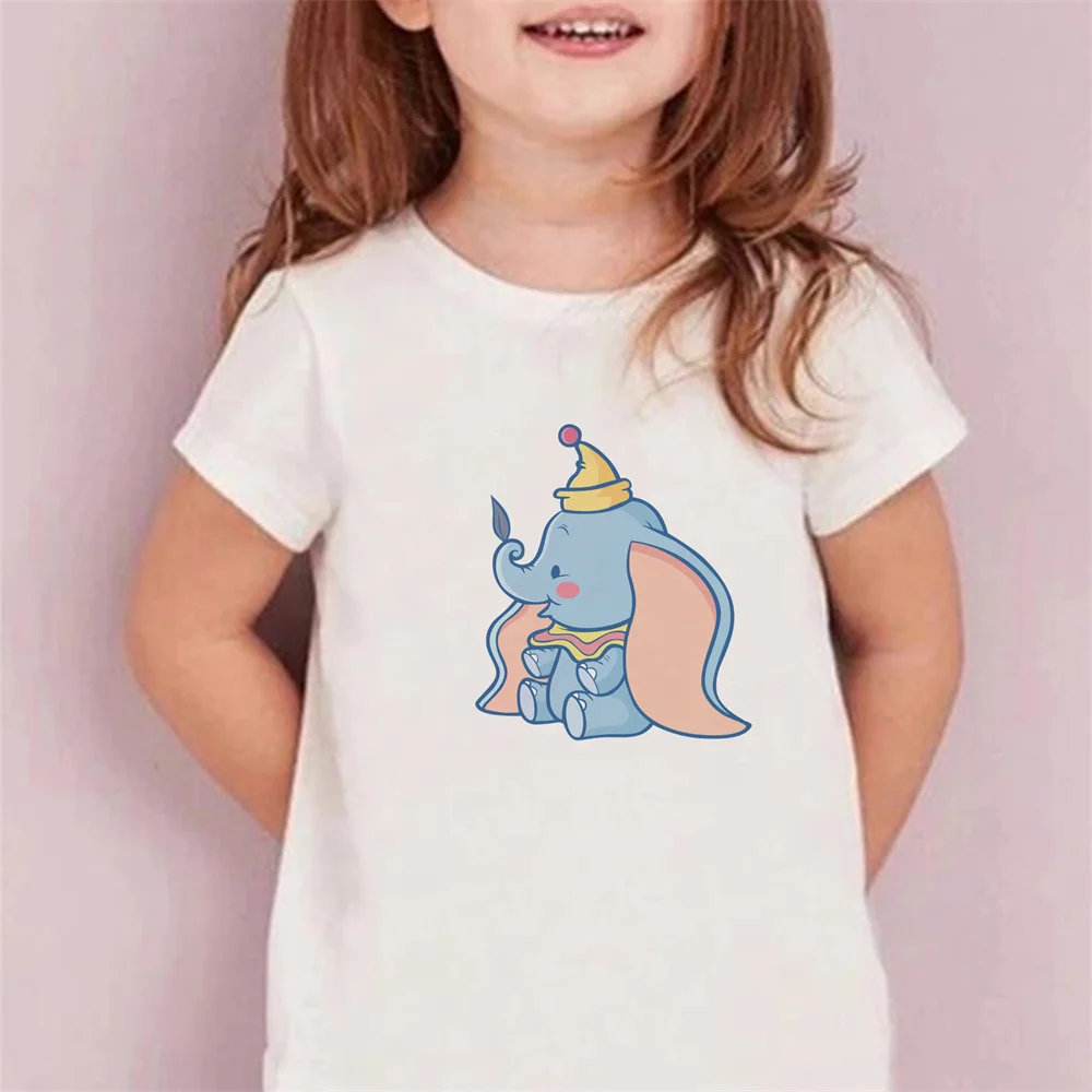 Baby Tshirt Dumbo Cartoon Children T-Shirt Sweet Girl Clothes O-Neck Cute Tees White Kawaii Soft Short Sleeve Funny Top Cozy
Baby Tshirt Dumbo Cartoon Children T-Shirt Sweet Girl Clothes O-Neck Cute Tees White Kawaii Soft Short Sleeve Funny Top Cozy