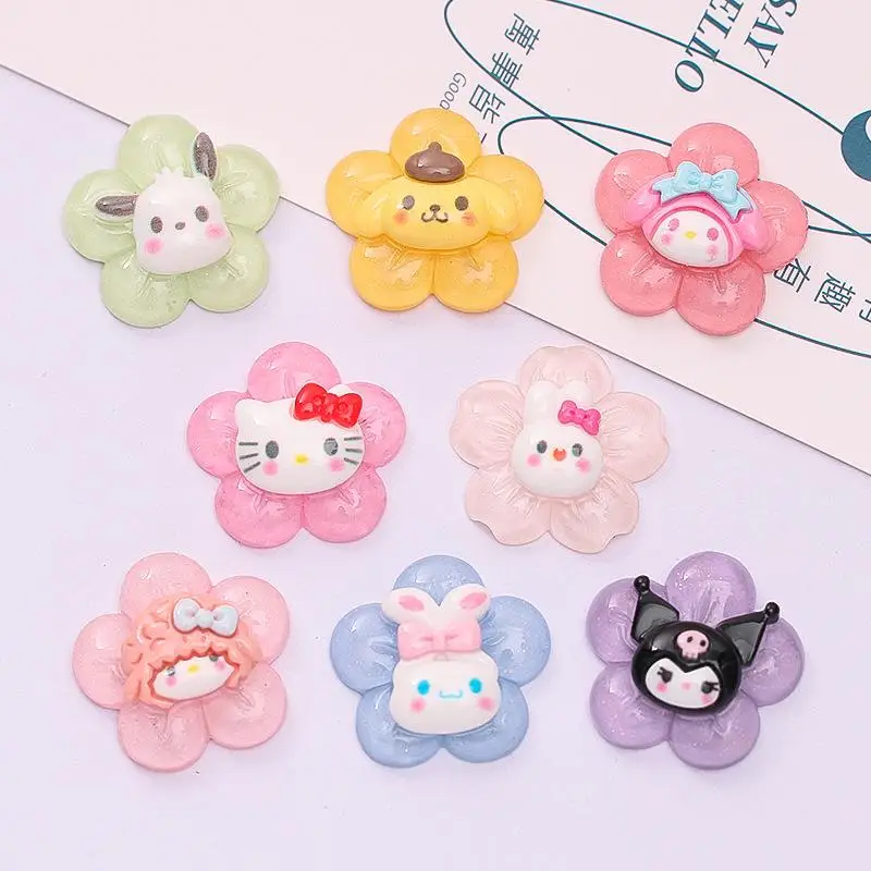 10 Pcs Kawaii Sanrio Cartoon Tran Sparent Flower Resin DIY Jewelry Material Accessories Water Cup Patch Hellokitty Creative Gift
10 Pcs Kawaii Sanrio Cartoon Tran Sparent Flower Resin DIY Jewelry Material Accessories Water Cup Patch Hellokitty Creative Gift