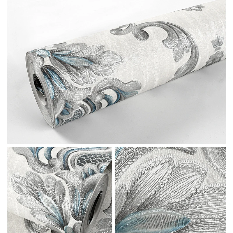 European Style PVC Wallpaper Luxury Atmosphere High-end Living Room Bedroom Damascus TV Background Home Decoration Wall Stickers
European Style PVC Wallpaper Luxury Atmosphere High-end Living Room Bedroom Damascus TV Background Home Decoration Wall Stickers