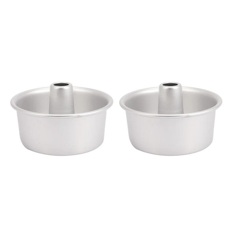 2X Aluminum Alloy Round Chiffon Cake Pan Removable Bottom Hollow Chimney Cake Mold DIY Baking Cake Tools 6 Inch
2X Aluminum Alloy Round Chiffon Cake Pan Removable Bottom Hollow Chimney Cake Mold DIY Baking Cake Tools 6 Inch