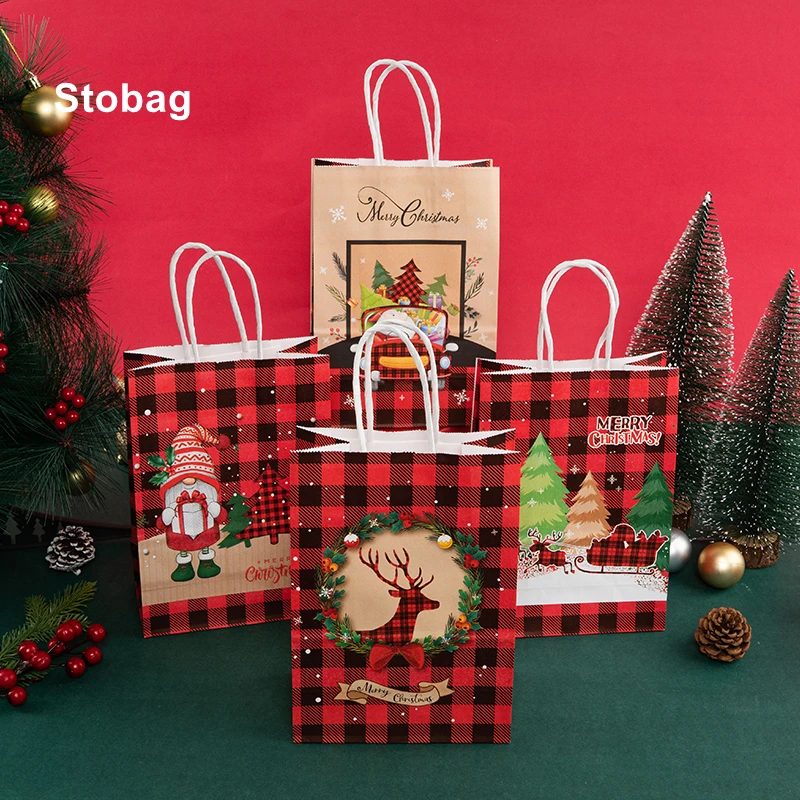 StoBag 12pcs Merry Christmas Kraft Gift Bags Handmade Nougat Snowflakes Biscuit Chocolate Packaging New Year Party Kids Favors
StoBag 12pcs Merry Christmas Kraft Gift Bags Handmade Nougat Snowflakes Biscuit Chocolate Packaging New Year Party Kids Favors