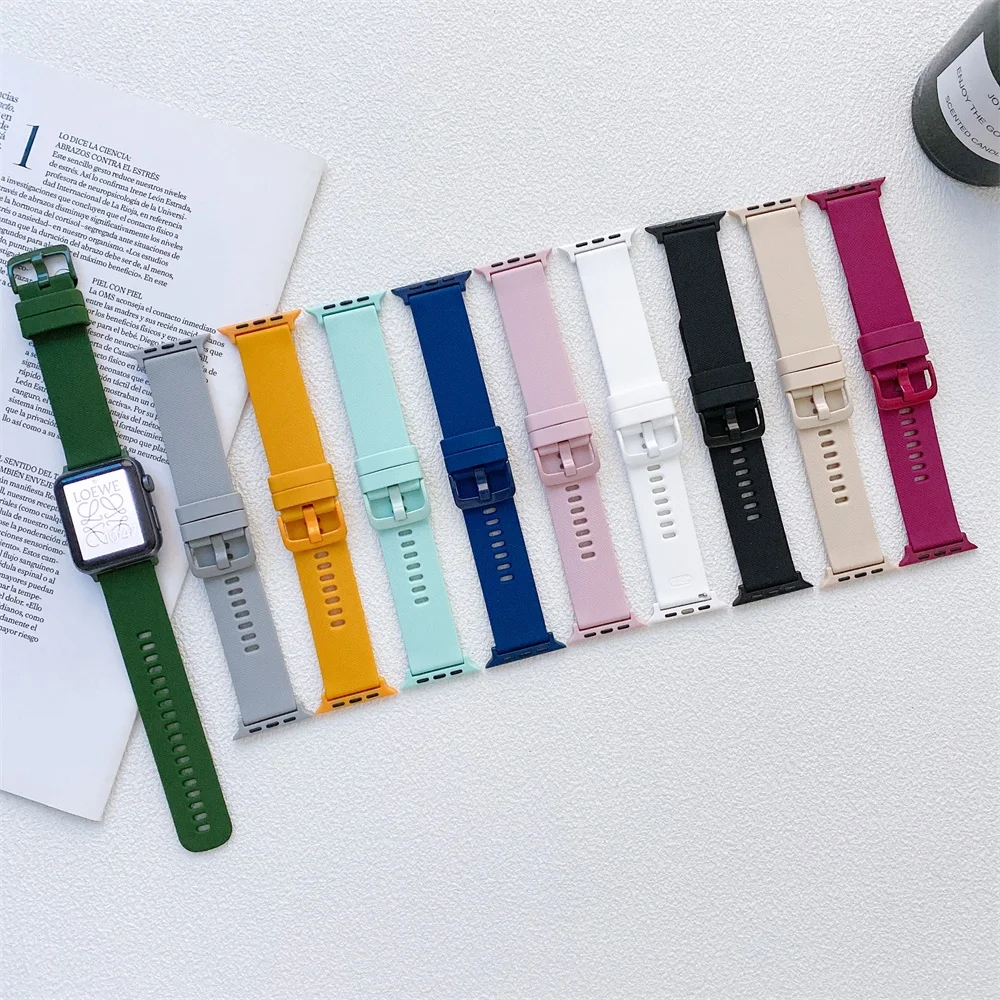 Band for Apple Watch Series 7 6 5 4 3 SE sport Genuine leather strap for iWatch wrist closure Handmade Small thread tonal buckle
Band for Apple Watch Series 7 6 5 4 3 SE sport Genuine leather strap for iWatch wrist closure Handmade Small thread tonal buckle