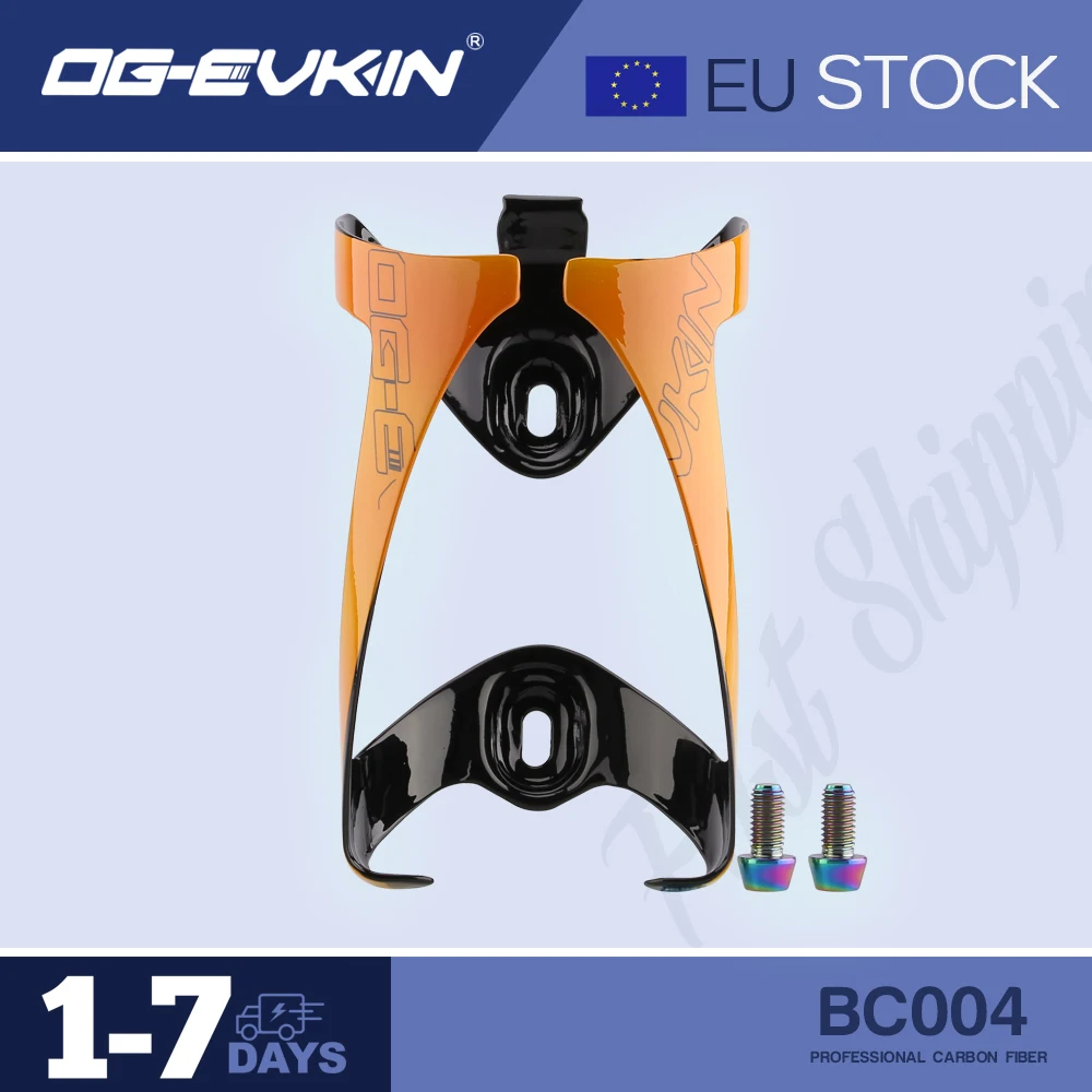 OG-EVKIN BC004-ES Carbon Bike Bottle Cages Titanium Alloy Light Cycling MTB Carbon Water Bottle Orange Bicycle Cages For Bicycle
OG-EVKIN BC004-ES Carbon Bike Bottle Cages Titanium Alloy Light Cycling MTB Carbon Water Bottle Orange Bicycle Cages For Bicycle