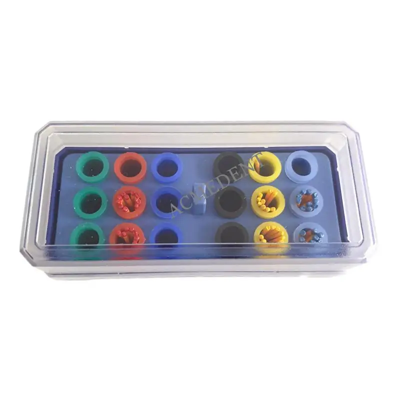 5 pieces Dental Sterilize Plastic Endo Box Gutta Percha Points Disinfection Box Autoclavable 18-hole
5 pieces Dental Sterilize Plastic Endo Box Gutta Percha Points Disinfection Box Autoclavable 18-hole