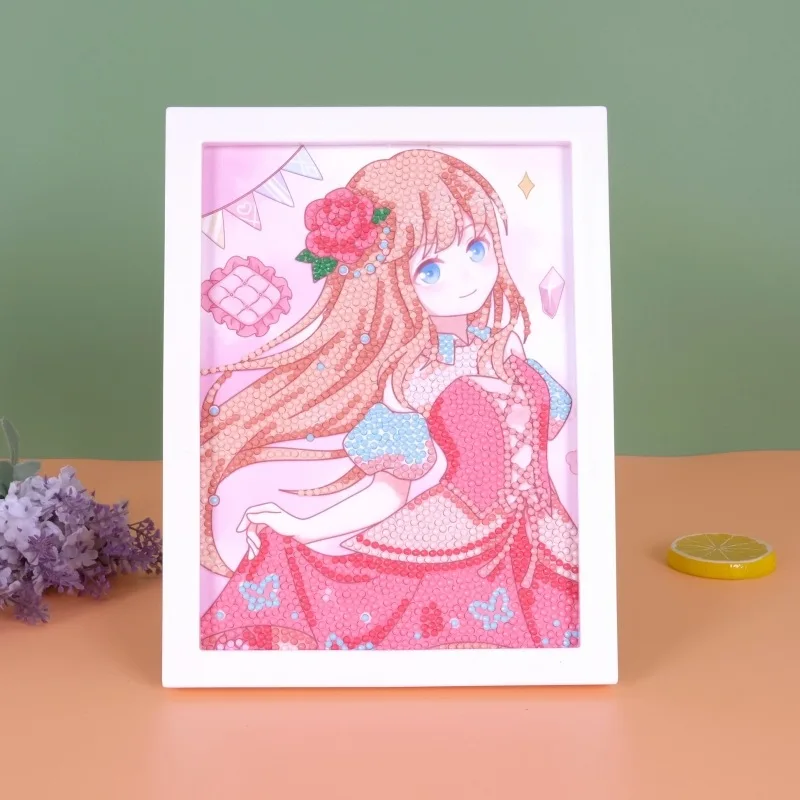 00434Ann-Tulip diy Цифровая масляная живопись, картина маслом, Акриловая картина с цветами, взрыв, ручная работа, пейзаж, живопись