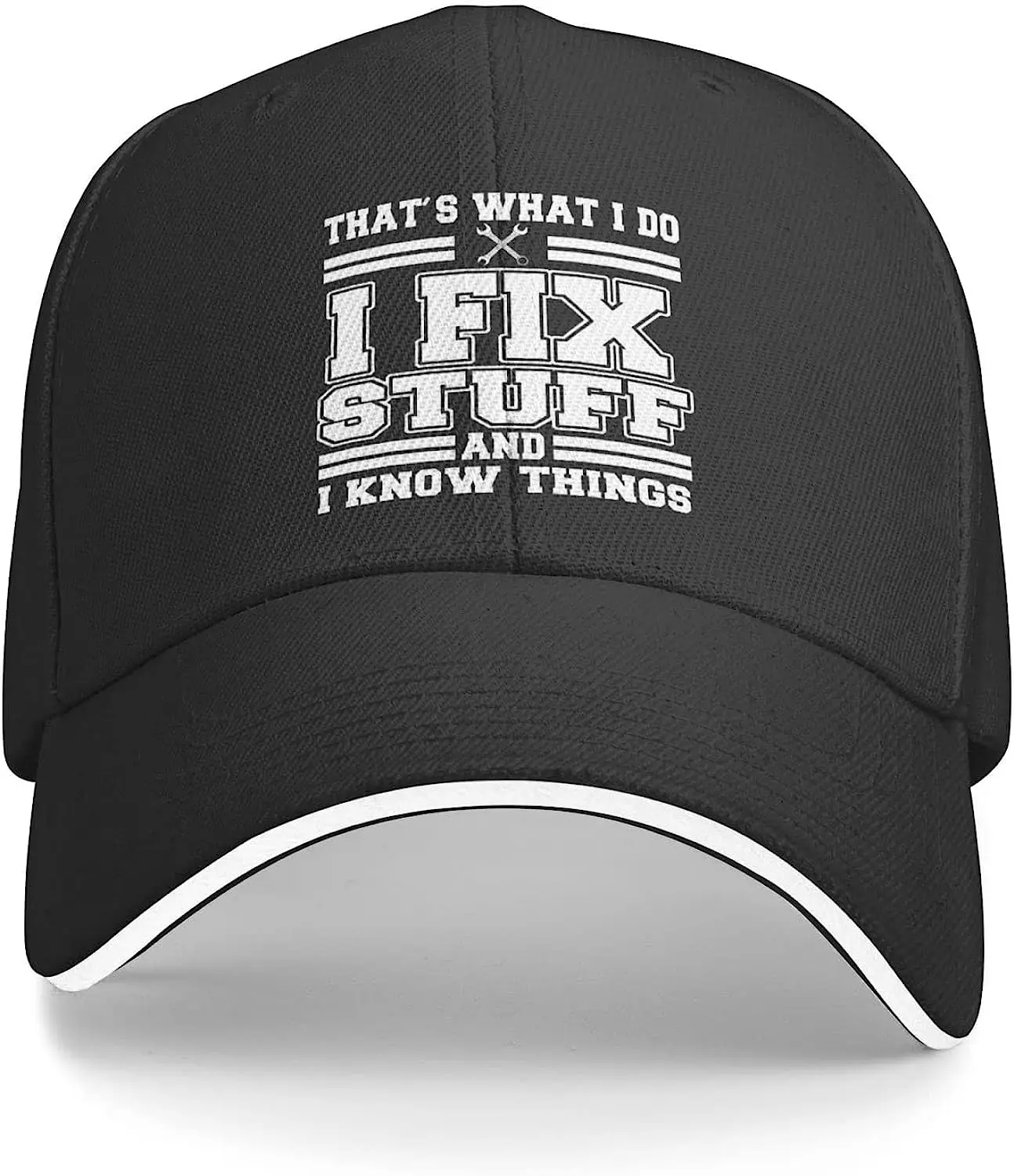 I Fix Stuff and Know Things Hat for Men Thats What I Do Baseball Cap Premium Baseball Hat Adult Four Seasons Casual Unisex 
I Fix Stuff and Know Things Hat for Men Thats What I Do Baseball Cap Premium Baseball Hat Adult Four Seasons Casual Unisex