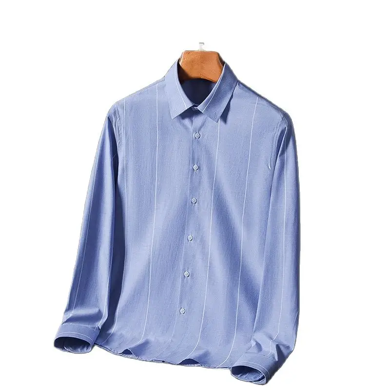 Plus Size Men Dress Shirts Long Sleeve Slim Fit Solid Striped Business Formal Striped Man Shirt Male Social Big Size Clothing
Plus Size Men Dress Shirts Long Sleeve Slim Fit Solid Striped Business Formal Striped Man Shirt Male Social Big Size Clothing