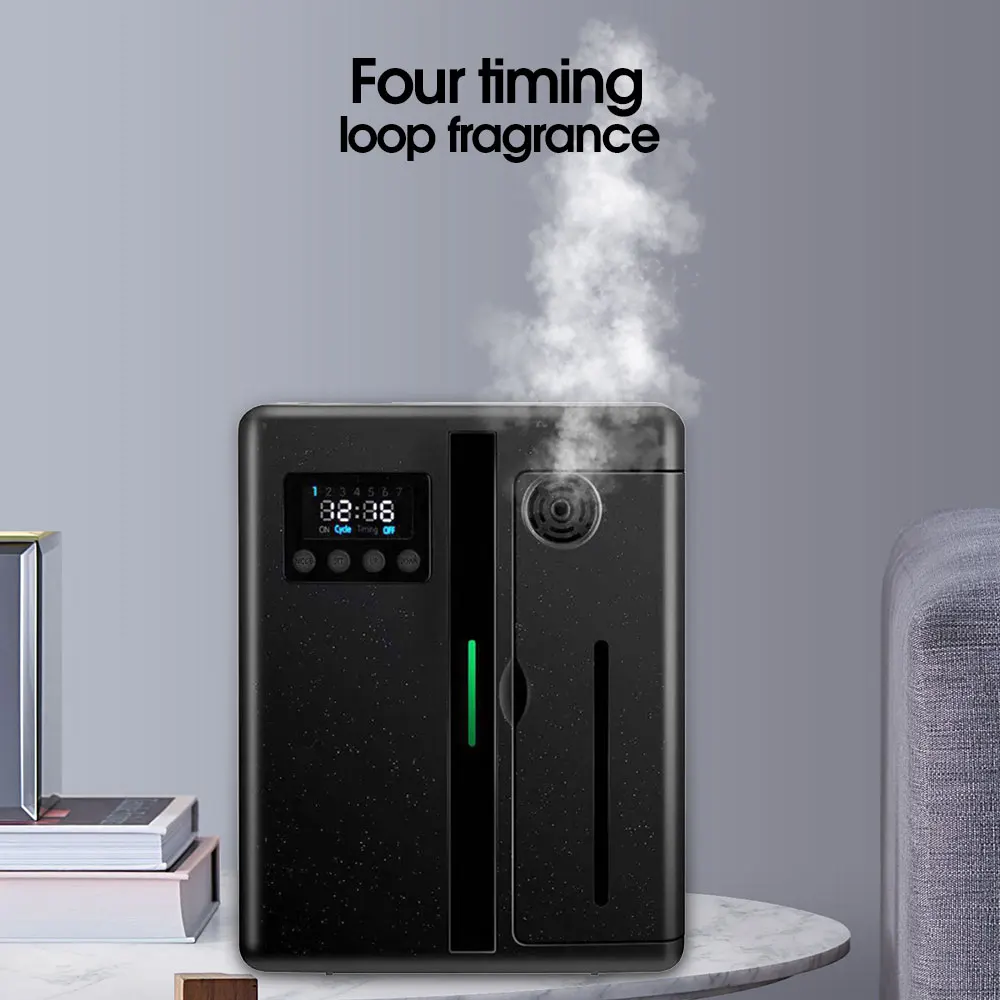 300m³ Lntelligent Aroma Fragrance Machine 160ml Timer Function Scent Unit Essential Oil Aroma Diffuser for Home Hotel Office
300m³ Lntelligent Aroma Fragrance Machine 160ml Timer Function Scent Unit Essential Oil Aroma Diffuser for Home Hotel Office