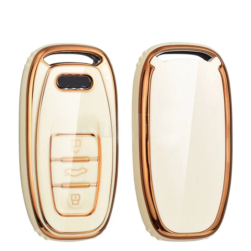 New TPU Car Key Case Cover Shell For Audi A1 A3 A4 A5 A6 A7 A8 Q3 Q5 Q7 S4 S5 S6 S7 S8 R8 TT Holder Protector Fob Accessories
New TPU Car Key Case Cover Shell For Audi A1 A3 A4 A5 A6 A7 A8 Q3 Q5 Q7 S4 S5 S6 S7 S8 R8 TT Holder Protector Fob Accessories