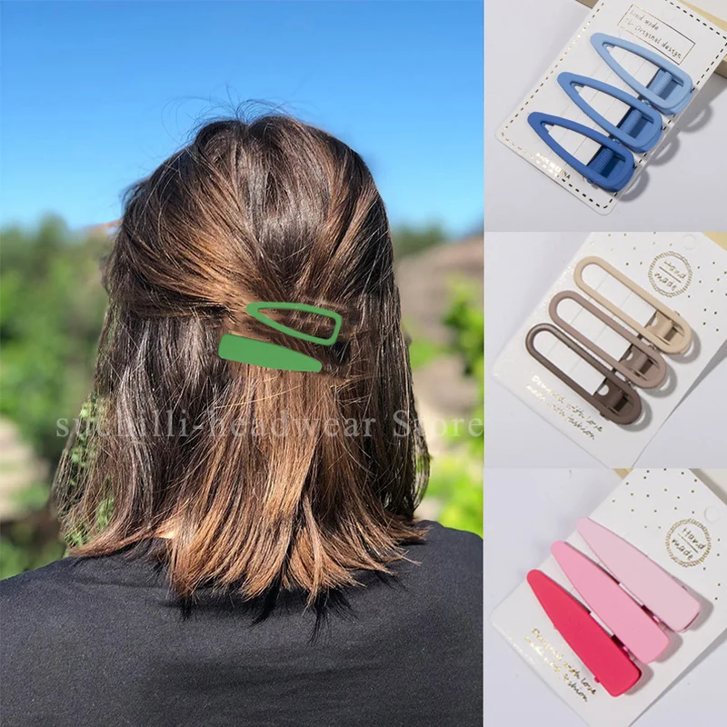 3 Pcs/Set New Women Hair Clip Solid Color Frosted Geometry Hair Clips Claw for Girl Hair Grip Barrette Hairpins Hair Accessories
3 Pcs/Set New Women Hair Clip Solid Color Frosted Geometry Hair Clips Claw for Girl Hair Grip Barrette Hairpins Hair Accessories