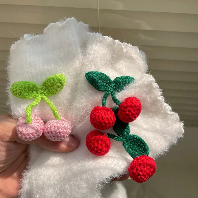 Knitted Cherry Solid Sock Woman Lolita Crew Adult Kawaii Ladies Socks Sox Velvet Cotton Autumn Winter Female Trendy Calcetines
Knitted Cherry Solid Sock Woman Lolita Crew Adult Kawaii Ladies Socks Sox Velvet Cotton Autumn Winter Female Trendy Calcetines