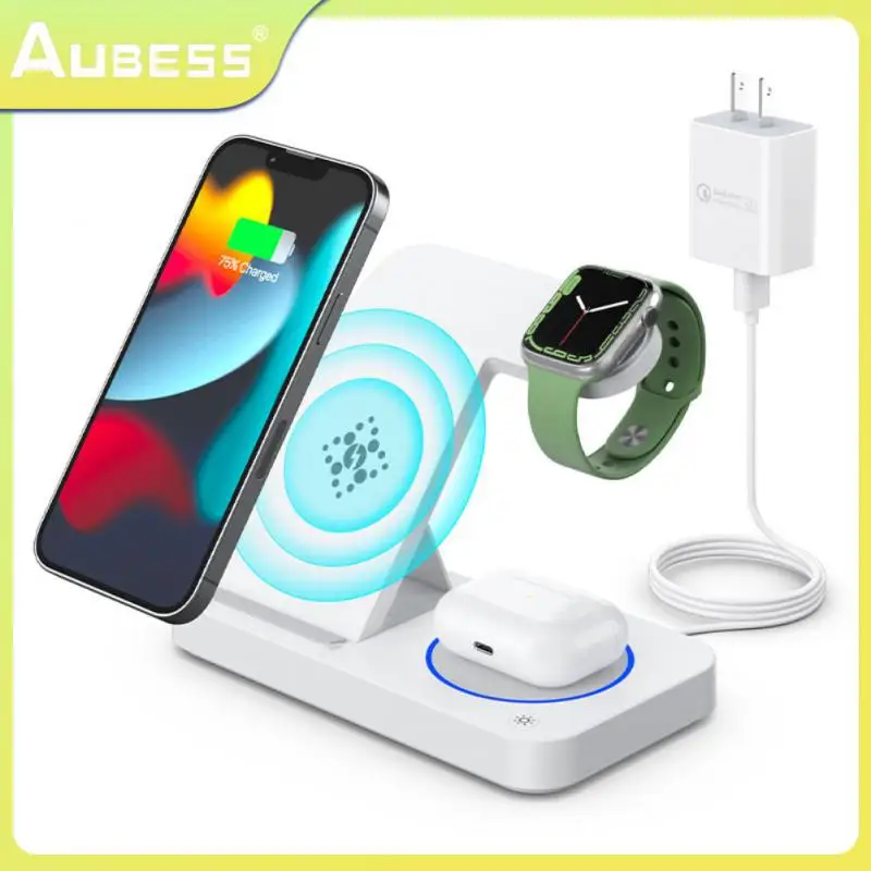 Fast Charging Dock Station Chargers 4 In 1 Portable Induction Charging Pad Folding 15w Fast Wireless Charger Stand Fireproof
Fast Charging Dock Station Chargers 4 In 1 Portable Induction Charging Pad Folding 15w Fast Wireless Charger Stand Fireproof