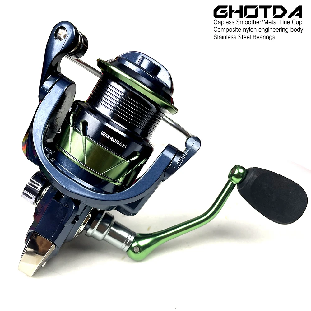 Spinning Metal Fishing Reel 1500 250 3500 Maximum Resistance 8kg Gear Ratio 5.2:1 Seawater Jig Reel No Gap Carp Fishing Reel
Spinning Metal Fishing Reel 1500 250 3500 Maximum Resistance 8kg Gear Ratio 5.2:1 Seawater Jig Reel No Gap Carp Fishing Reel