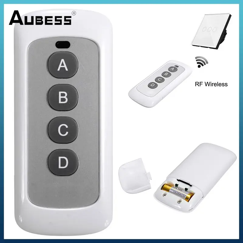 ABS Wireless Remote Control Four Buttons No Signal Barrie Sensitivity And Stability LED Lower Power Consumption
ABS Wireless Remote Control Four Buttons No Signal Barrie Sensitivity And Stability LED Lower Power Consumption