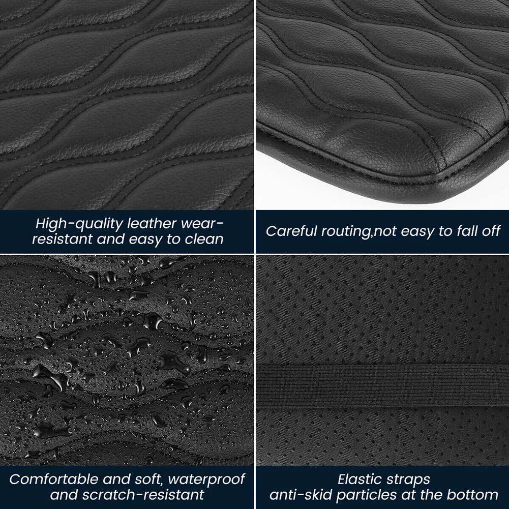 Center Console Pad Armrest Pad Cover Central Cushion Mat Rubber+PU Leather Universal 29.4x20.8cm /11.57x8.18inch
Center Console Pad Armrest Pad Cover Central Cushion Mat Rubber+PU Leather Universal 29.4x20.8cm /11.57x8.18inch