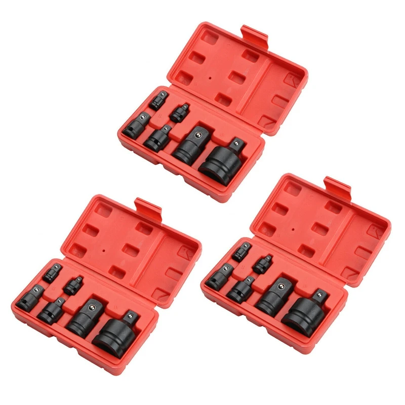 18PCS Impact Reducer & Sleeve Adapter Socket Wrench 1/4 1/2 3/8 3/4 Drive Air Ratchet Breaker Drive Spanner Set
18PCS Impact Reducer & Sleeve Adapter Socket Wrench 1/4 1/2 3/8 3/4 Drive Air Ratchet Breaker Drive Spanner Set