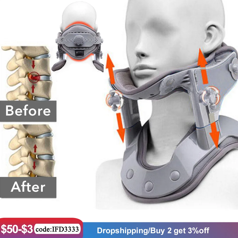 Neck Stretcher Corrector Posture USB Infrared Heating Cervical Traction Support hump Hot Compression Adjust Brace Tractor Brace
Neck Stretcher Corrector Posture USB Infrared Heating Cervical Traction Support hump Hot Compression Adjust Brace Tractor Brace