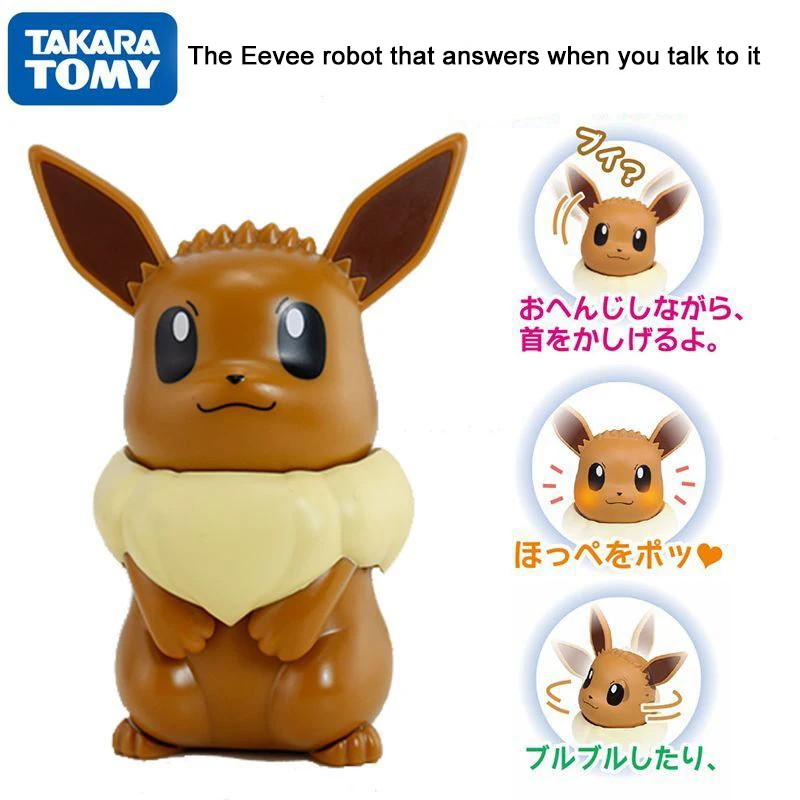 TAKARA TOMY Pokemon Series Eevee Model Movable Robot Toys Anime Toy Models for Children's Gifts
TAKARA TOMY Pokemon Series Eevee Model Movable Robot Toys Anime Toy Models for Children's Gifts