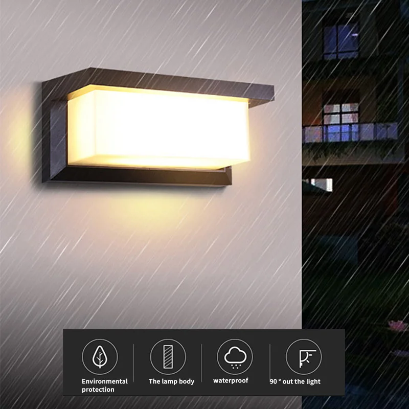 LED Outdoor Wall Light IP65 Waterproof Balcony Facade Wall Lamp 220V Exterior Sconce Lights Villa Terrace Home Lighting
LED Outdoor Wall Light IP65 Waterproof Balcony Facade Wall Lamp 220V Exterior Sconce Lights Villa Terrace Home Lighting