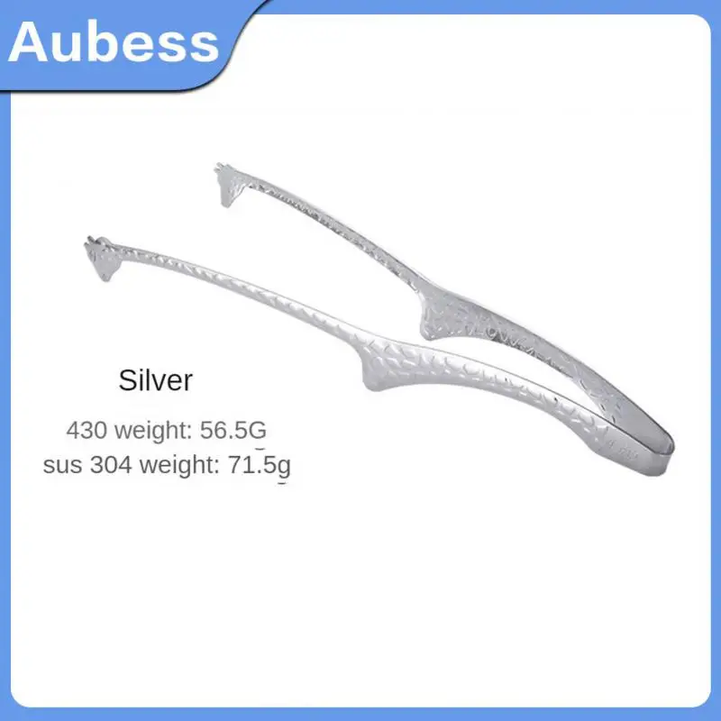 Barbecue Scissors Pliers Stainless Steel Kitchen Pliers Integrated Molding Steak Clip Heat-resisting Silicone Food Clip
Barbecue Scissors Pliers Stainless Steel Kitchen Pliers Integrated Molding Steak Clip Heat-resisting Silicone Food Clip