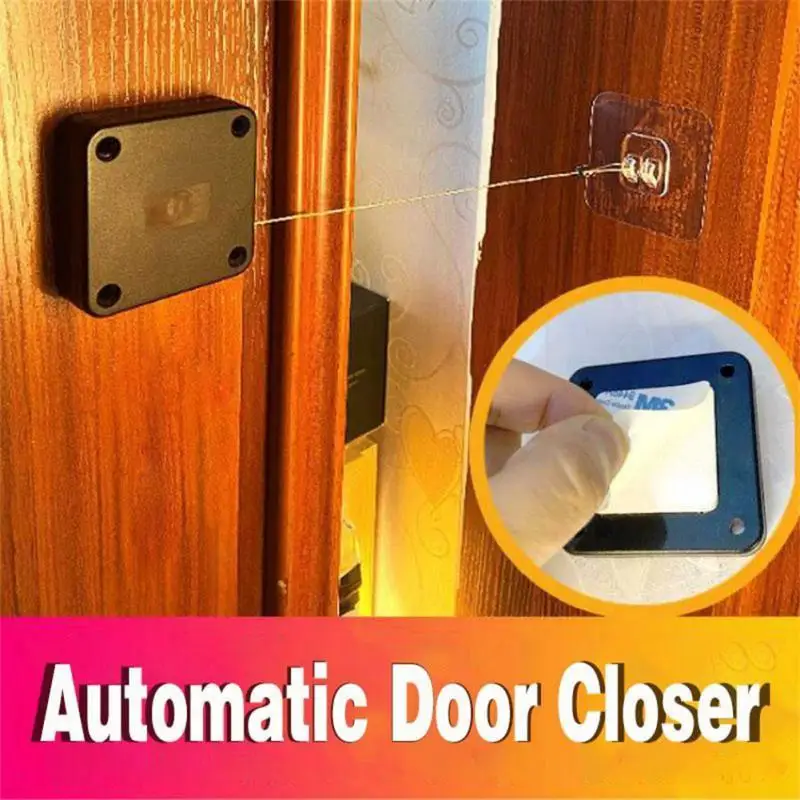 Bracket Door Punch-free Adjustable Automatic Door Closer Pull Automatic Door Closer Rawstring Door Closer For Drawers Surface
Bracket Door Punch-free Adjustable Automatic Door Closer Pull Automatic Door Closer Rawstring Door Closer For Drawers Surface