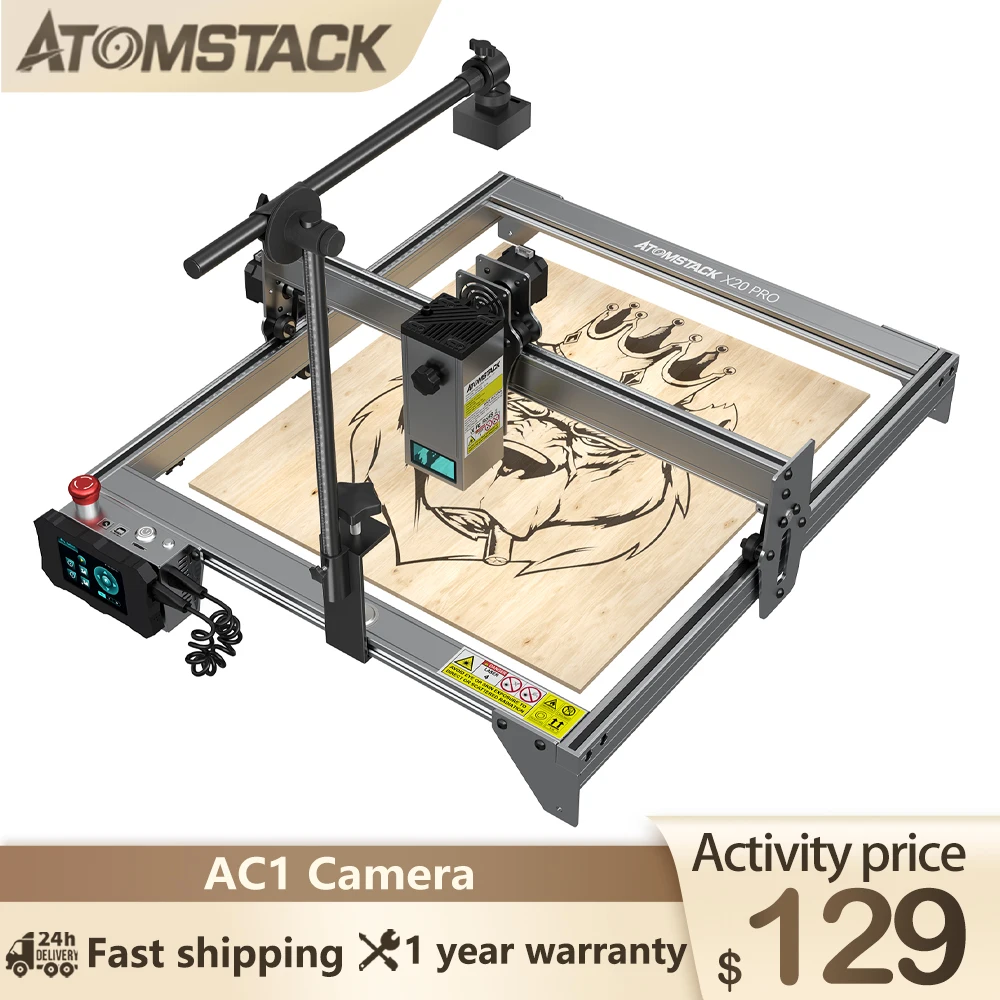 Atomstack Maker AC1 Camera Photography Video Recording Precise Positioning For Laser Engraving Machine
Atomstack Maker AC1 Camera Photography Video Recording Precise Positioning For Laser Engraving Machine