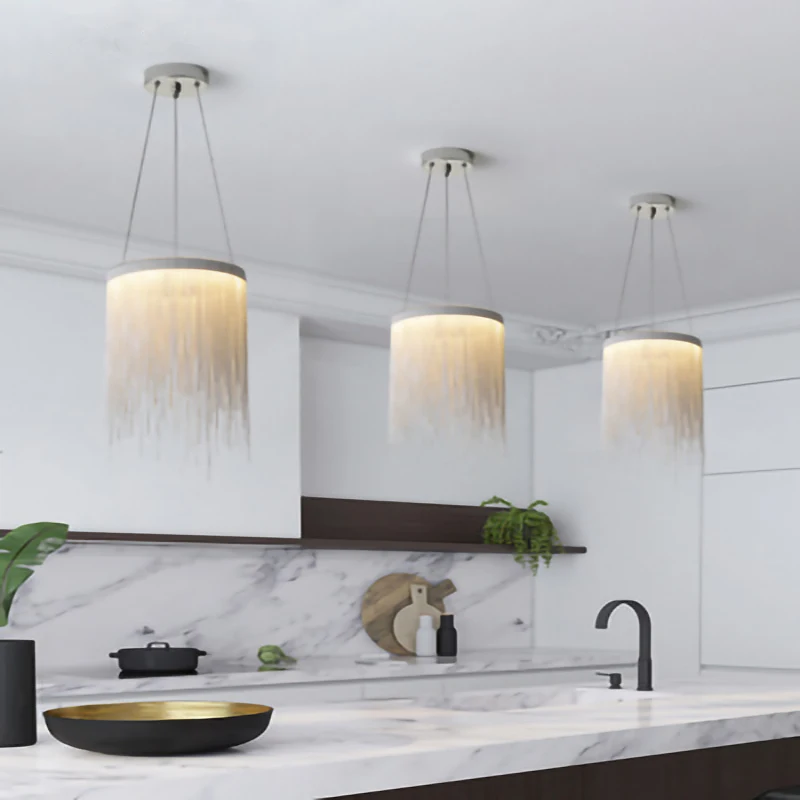 Modern Aluminum Chains Pendant Lamp suspension light for living room bedroom light fixture led lustres Window light Home Decor
Modern Aluminum Chains Pendant Lamp suspension light for living room bedroom light fixture led lustres Window light Home Decor