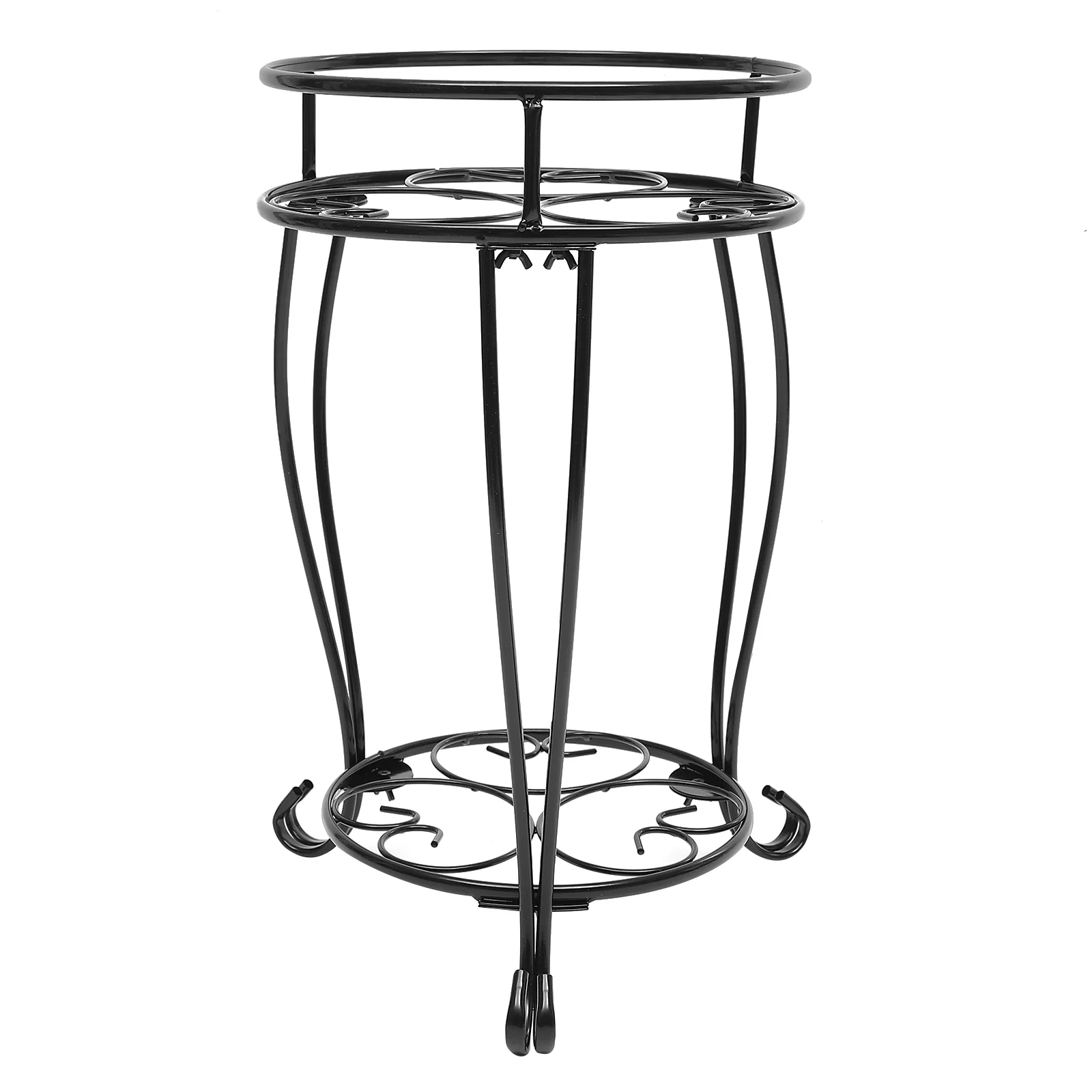 Metal Bracket Wrought Iron Flower Stand Stands Indoor Outdoor Pots For Plants Large 30x30x50.5cm Black Flowerpot Patio
Metal Bracket Wrought Iron Flower Stand Stands Indoor Outdoor Pots For Plants Large 30x30x50.5cm Black Flowerpot Patio