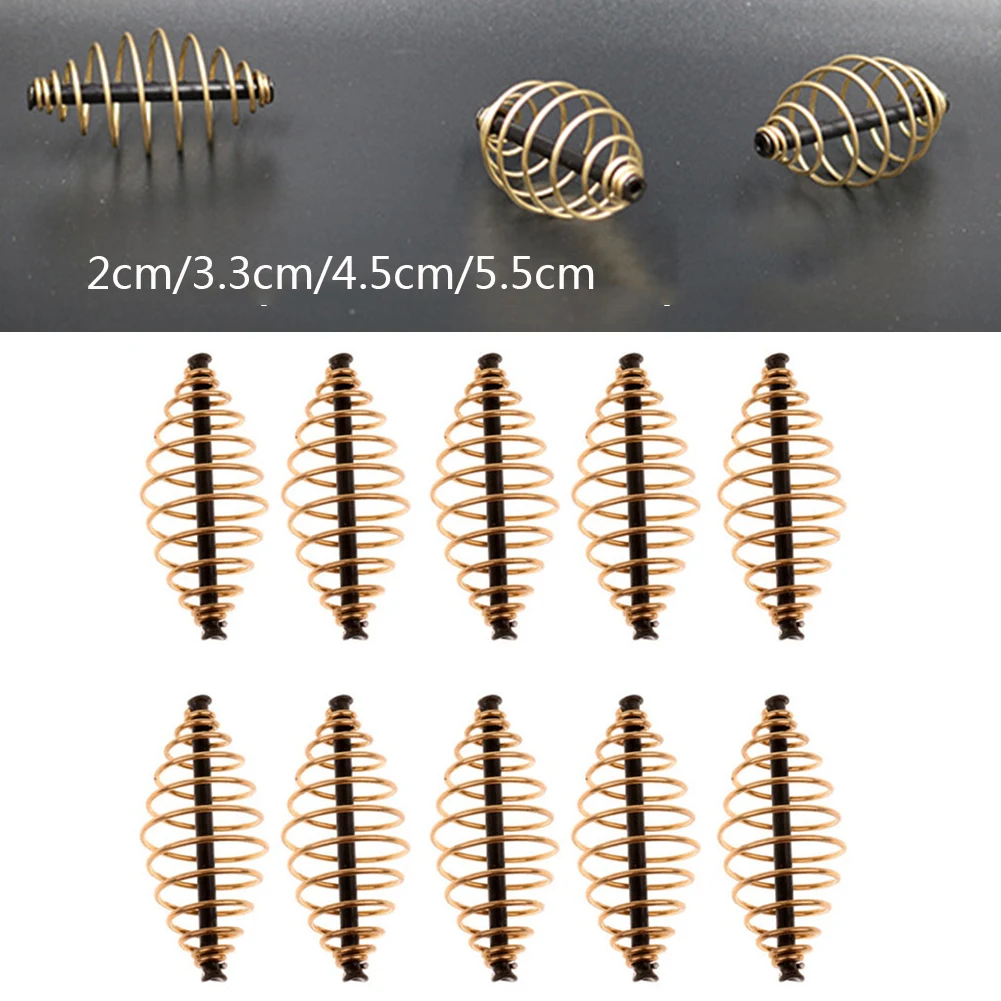 10Pcs Carp Fishing Inline Method Spring Feeder Coarse Bait Cages Terminal Tackle Method Feeder Artificial Lure Accessories Pesca
10Pcs Carp Fishing Inline Method Spring Feeder Coarse Bait Cages Terminal Tackle Method Feeder Artificial Lure Accessories Pesca