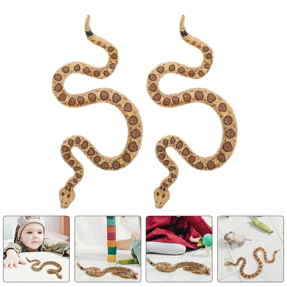 2 Pcs Decor Lifelike Snake Statue Miniature Decoration Plastic Artificial Ornament Simulation Figures Child
2 Pcs Decor Lifelike Snake Statue Miniature Decoration Plastic Artificial Ornament Simulation Figures Child