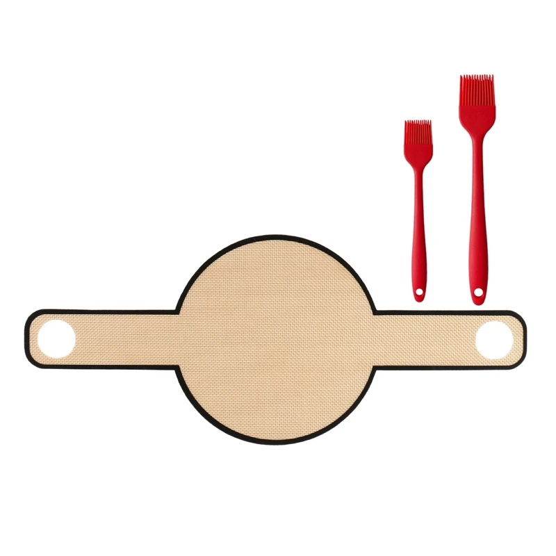 Dutch Oven Accessories Bread Baking Mat Baking Pad Dough Transfer Pad Sling Long Handle Extraction Pad With Brush
Dutch Oven Accessories Bread Baking Mat Baking Pad Dough Transfer Pad Sling Long Handle Extraction Pad With Brush