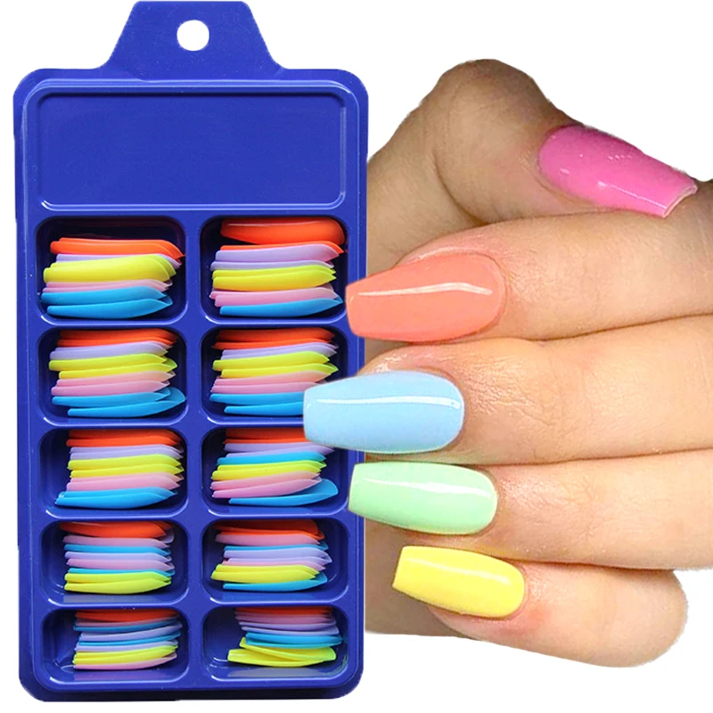 100Pcs Coffin Fake Nails Full Cover Ballerina Acrylic Artificial False Nail Tips Press on Finger Manicure Extension Tools
100Pcs Coffin Fake Nails Full Cover Ballerina Acrylic Artificial False Nail Tips Press on Finger Manicure Extension Tools