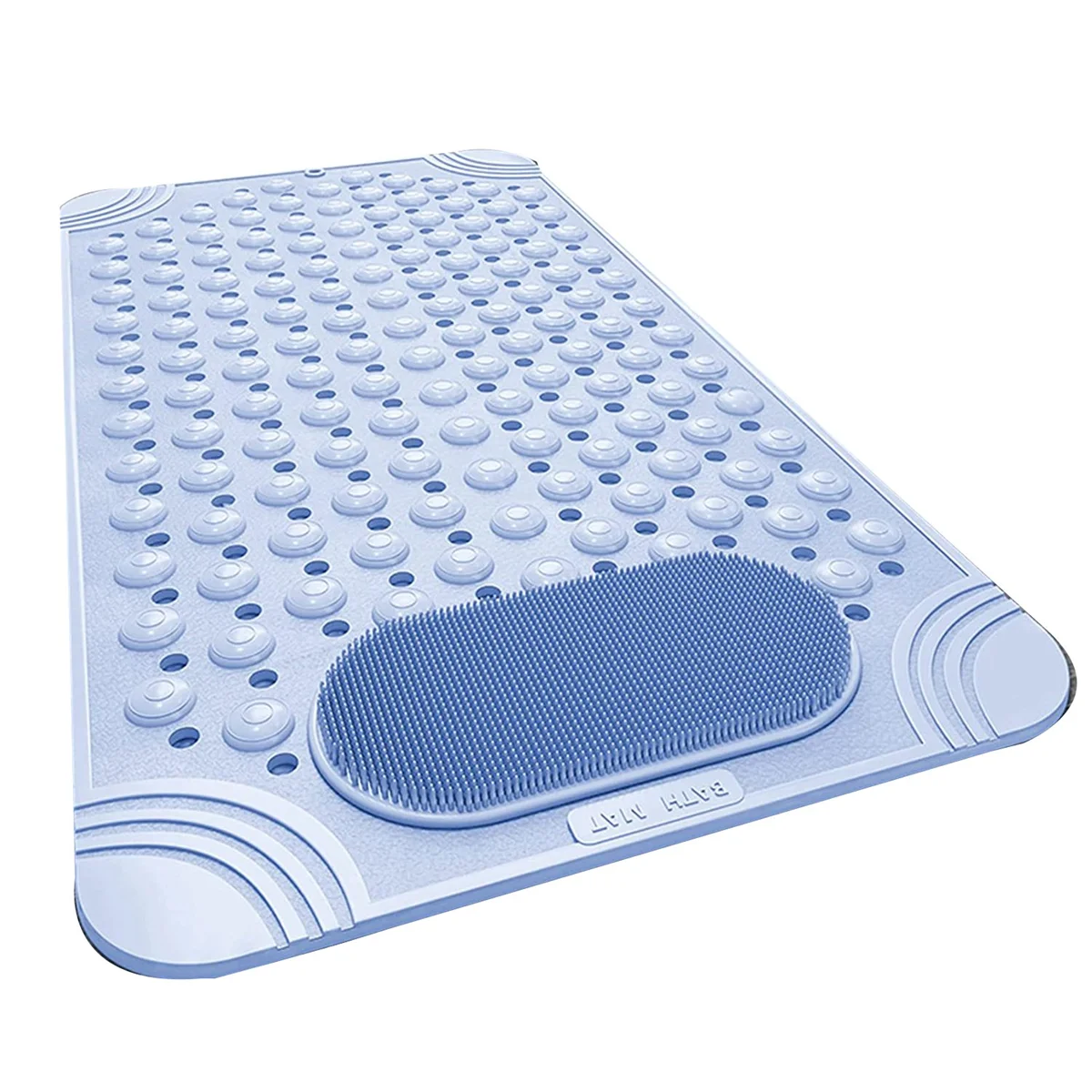 Bathtub Mat Non- Rubber Shower Mat with Drain Holes Suction Cups, Quick Drain, Feet Massage, Bath Mat Blue
Bathtub Mat Non- Rubber Shower Mat with Drain Holes Suction Cups, Quick Drain, Feet Massage, Bath Mat Blue
