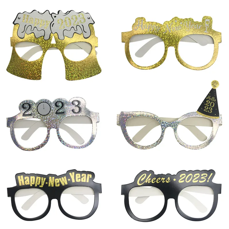 6Pcs Happy New Year 2023 Paper Glasses Frame Celebration New Year Party Kids Adult Photo Booth Props Anniversary Decor Supplies
6Pcs Happy New Year 2023 Paper Glasses Frame Celebration New Year Party Kids Adult Photo Booth Props Anniversary Decor Supplies