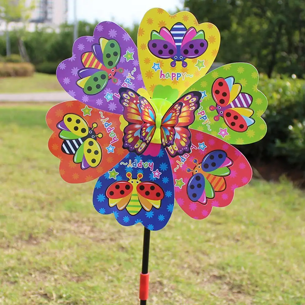 NEW 3D Butterfly Flower Windmill Multicolor Butterfly Spinner Wind Garden Yard Decoration Kids Toy Colourful Flower Windmil O5F1
NEW 3D Butterfly Flower Windmill Multicolor Butterfly Spinner Wind Garden Yard Decoration Kids Toy Colourful Flower Windmil O5F1