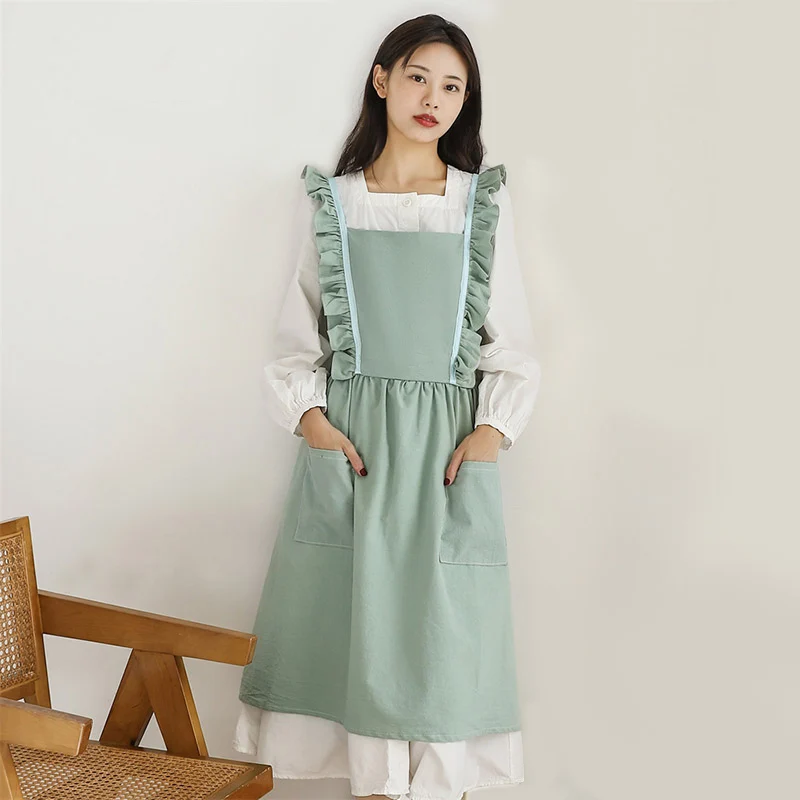 Cotton Linen Home Kitchen Woman Apron Dress With Pocket Nordic BBQ Baking Cleaning Hairdresser Overalls Literary Art Advertising
Cotton Linen Home Kitchen Woman Apron Dress With Pocket Nordic BBQ Baking Cleaning Hairdresser Overalls Literary Art Advertising