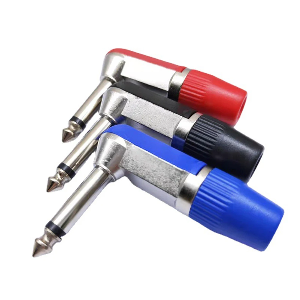 6.35mm Jack Speaker Mic Plug 1/4inch Right Angle Guitar Audio Adapter Connector Guitar Plug Adapter Connector Random Color
6.35mm Jack Speaker Mic Plug 1/4inch Right Angle Guitar Audio Adapter Connector Guitar Plug Adapter Connector Random Color