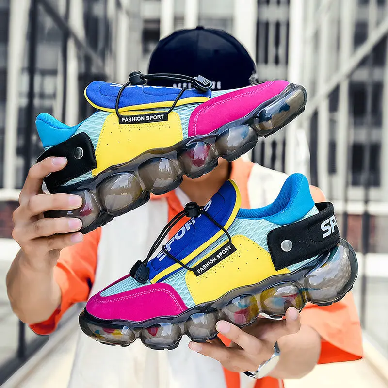 Colorful Popcorn Sole Men's Fashion Shoes 2022 New Mesh Breathable Fashion All-Match Casual Sneakers for Men and Women
Colorful Popcorn Sole Men's Fashion Shoes 2022 New Mesh Breathable Fashion All-Match Casual Sneakers for Men and Women