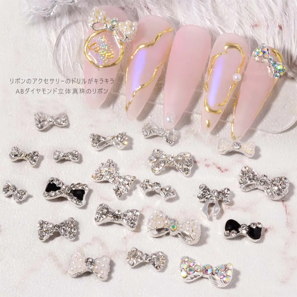 Shiny Bowknots Glass Stone Manicure Super Flash Nail Jewelry Bow Nail Rhinestones Crystal DIY Nail Art Decorations
Shiny Bowknots Glass Stone Manicure Super Flash Nail Jewelry Bow Nail Rhinestones Crystal DIY Nail Art Decorations