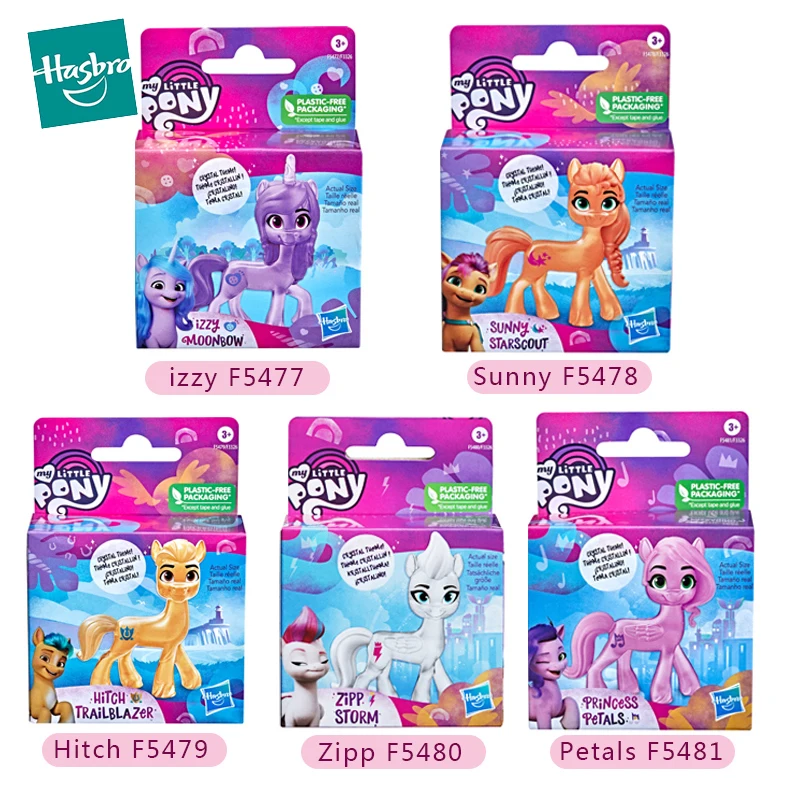 2.5in Original Hasbro My Little Pony Anime Figure Crystal Pony Zipp Lzzy Sunny Hitch Princess Petals Children Toys Gift for Girl
2.5in Original Hasbro My Little Pony Anime Figure Crystal Pony Zipp Lzzy Sunny Hitch Princess Petals Children Toys Gift for Girl