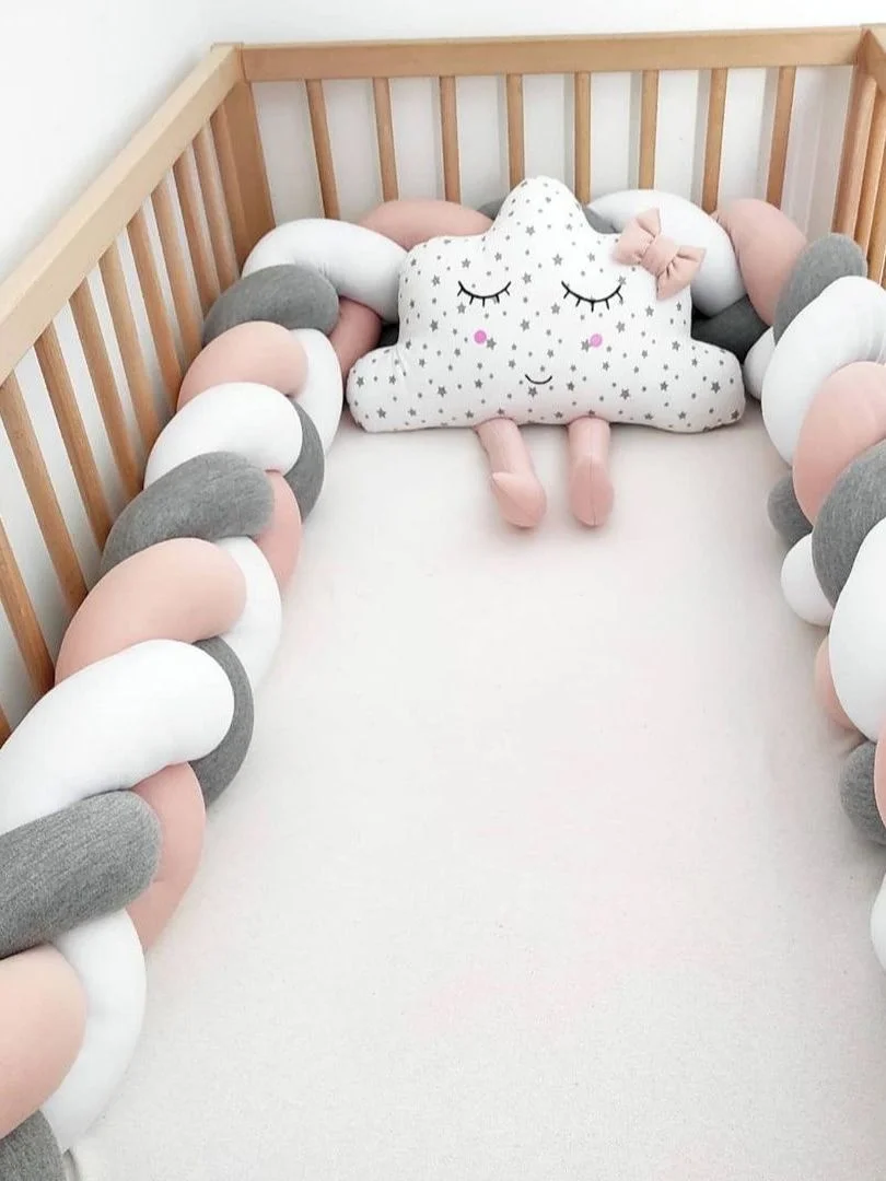 Baby Bumper Bed Braid Knot Pillow Cushion Bumper Tresse De Lit Bebe Crib Protector Cot Bumper Room Decor Crib Bedding Set
Baby Bumper Bed Braid Knot Pillow Cushion Bumper Tresse De Lit Bebe Crib Protector Cot Bumper Room Decor Crib Bedding Set