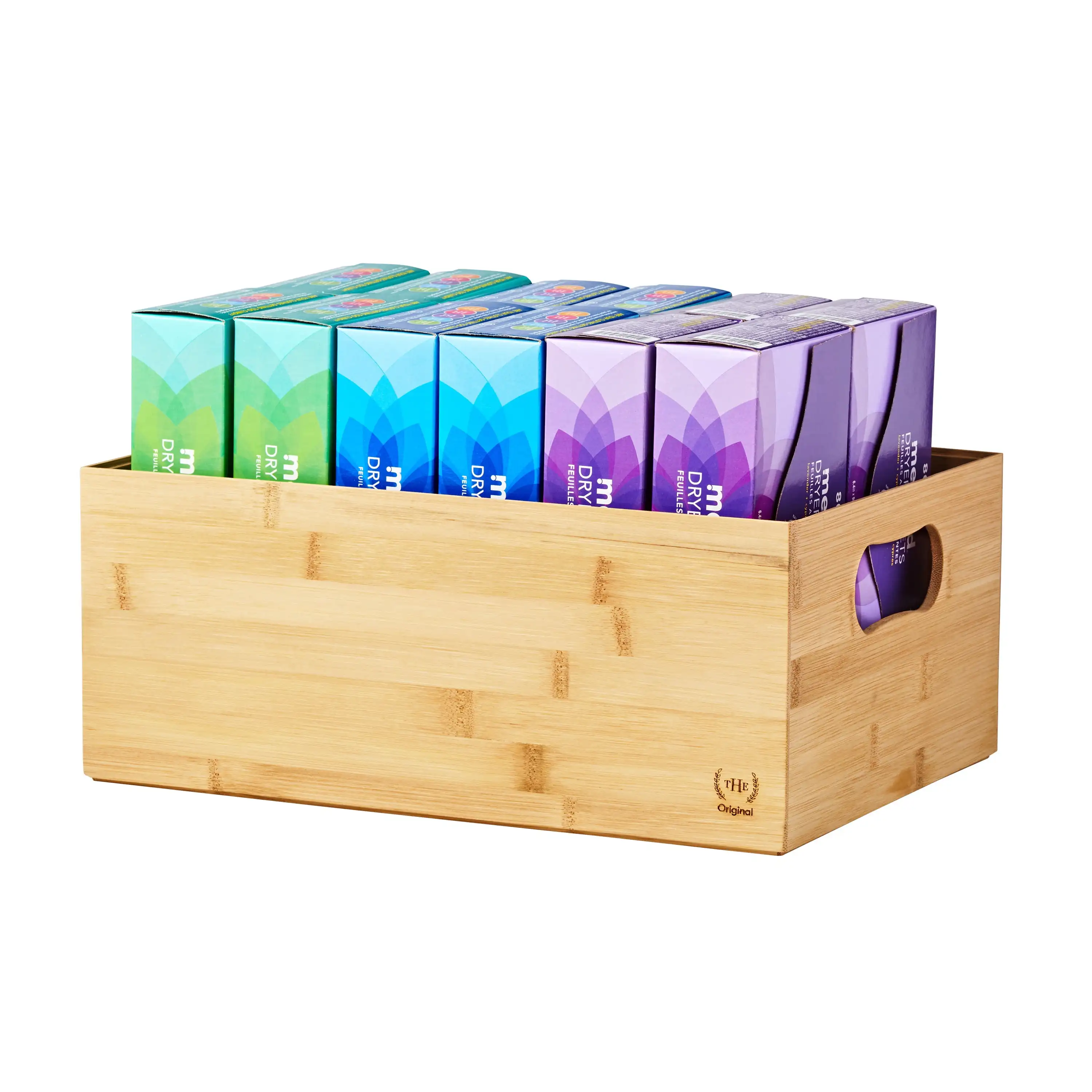 The Home Edit Bamboo Medium Set of 2 Stackable Organizing and Storage Bins Brown
The Home Edit Bamboo Medium Set of 2 Stackable Organizing and Storage Bins Brown