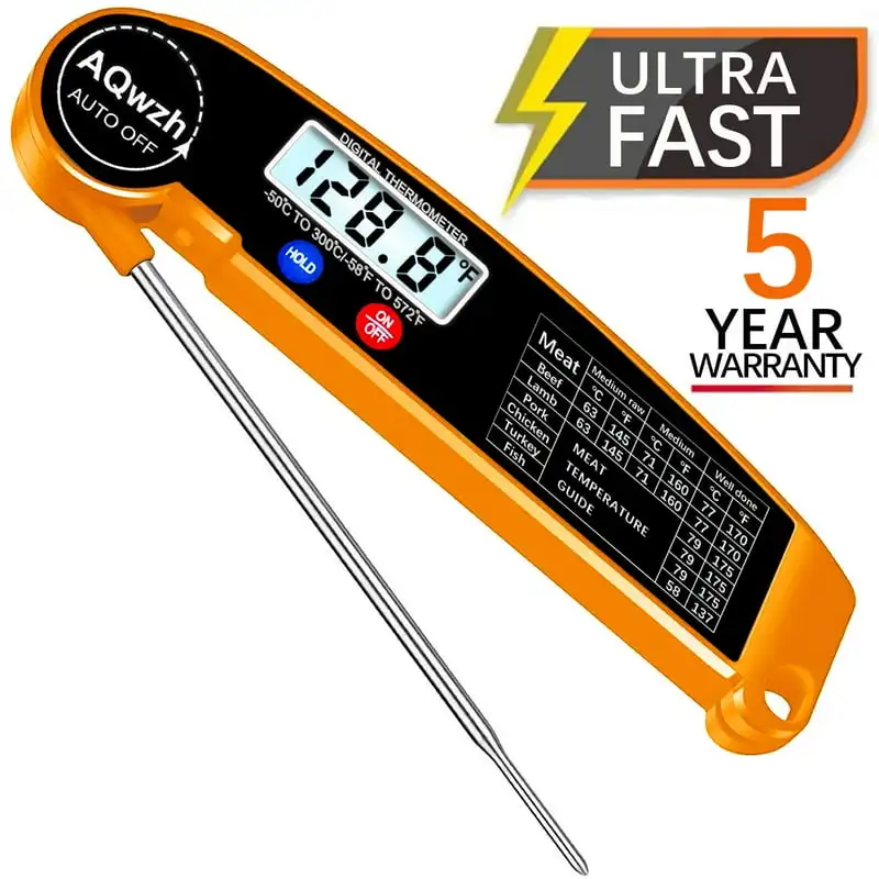 Thermometer, Read Thermometer, Meat Thermometer, Food Thermometer, Candy Thermometer, for Kitchen BBQ Grill Smoker Meat Coffee
Thermometer, Read Thermometer, Meat Thermometer, Food Thermometer, Candy Thermometer, for Kitchen BBQ Grill Smoker Meat Coffee
