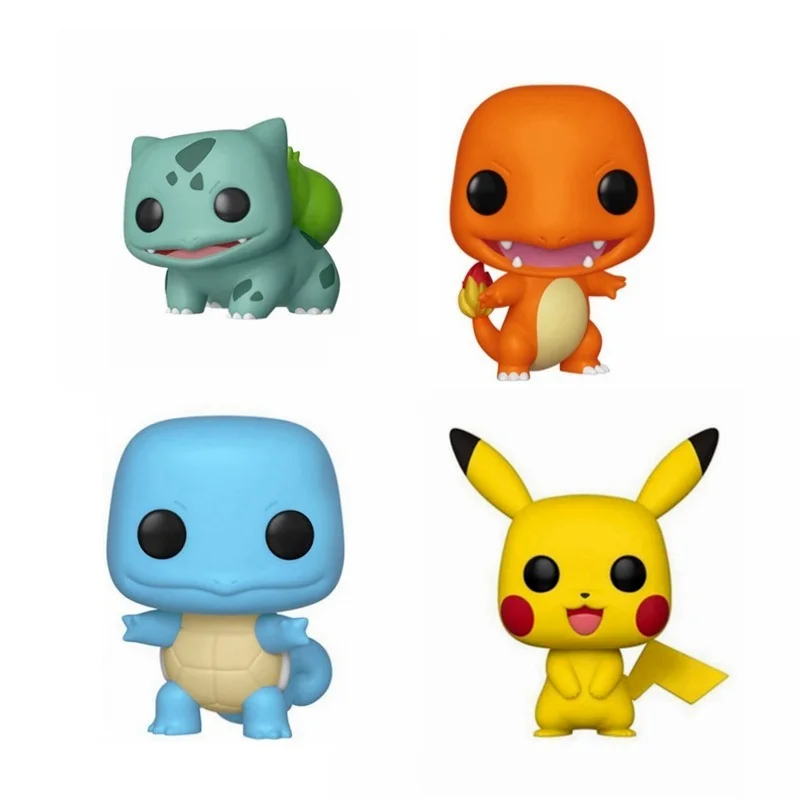 Funko Pikachu 353# Bulbasaur 453# Charmander 455# SQUIRTLE 504# Figures Toys Vinyl Doll Collection Models for Kids Gift
Funko Pikachu 353# Bulbasaur 453# Charmander 455# SQUIRTLE 504# Figures Toys Vinyl Doll Collection Models for Kids Gift