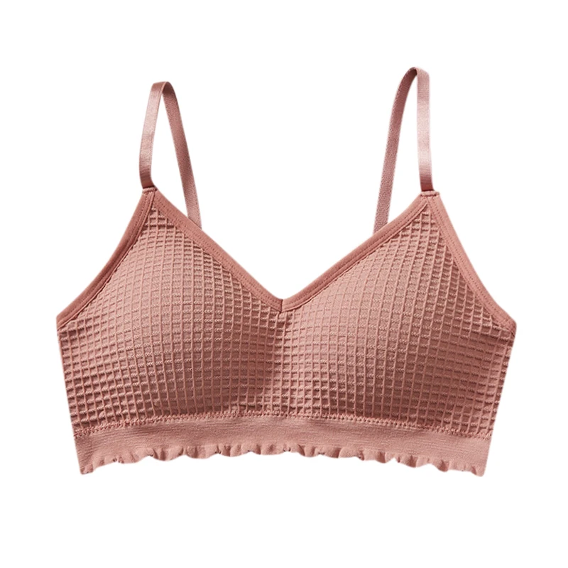 Seamless Triangle Cup French Bra Women Soft and Comfortable Student Bralette Push Up Ventilation Ladies Tank Top Wireless
Seamless Triangle Cup French Bra Women Soft and Comfortable Student Bralette Push Up Ventilation Ladies Tank Top Wireless