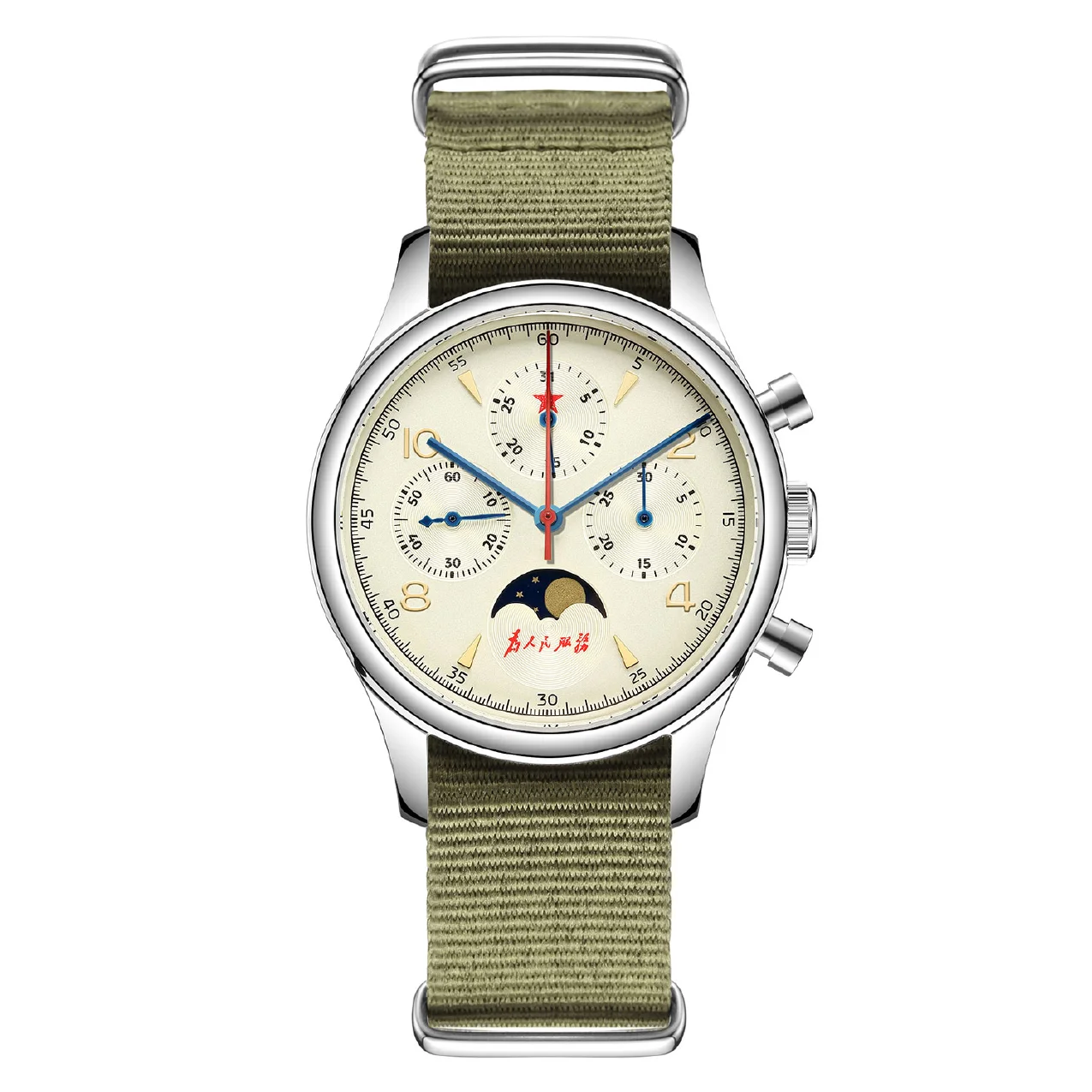 Classic Men's 1963 Moonphase Chronograph Seagull ST1908 Movement Calendar Sapphire Glass Mechanical Wristwatch
Classic Men's 1963 Moonphase Chronograph Seagull ST1908 Movement Calendar Sapphire Glass Mechanical Wristwatch