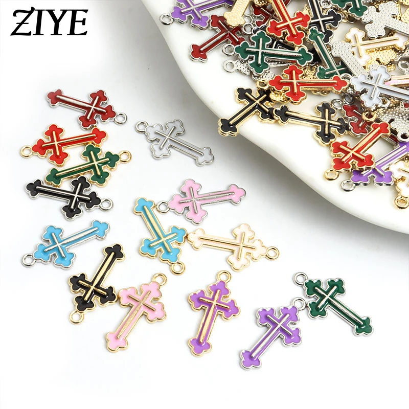 20pcs/Lot 14*25MM Multicolor Cross Enamel Charms For Jewelry Making Cute Earring Pendant Necklace Handmade DIY Alloy Accessories
20pcs/Lot 14*25MM Multicolor Cross Enamel Charms For Jewelry Making Cute Earring Pendant Necklace Handmade DIY Alloy Accessories