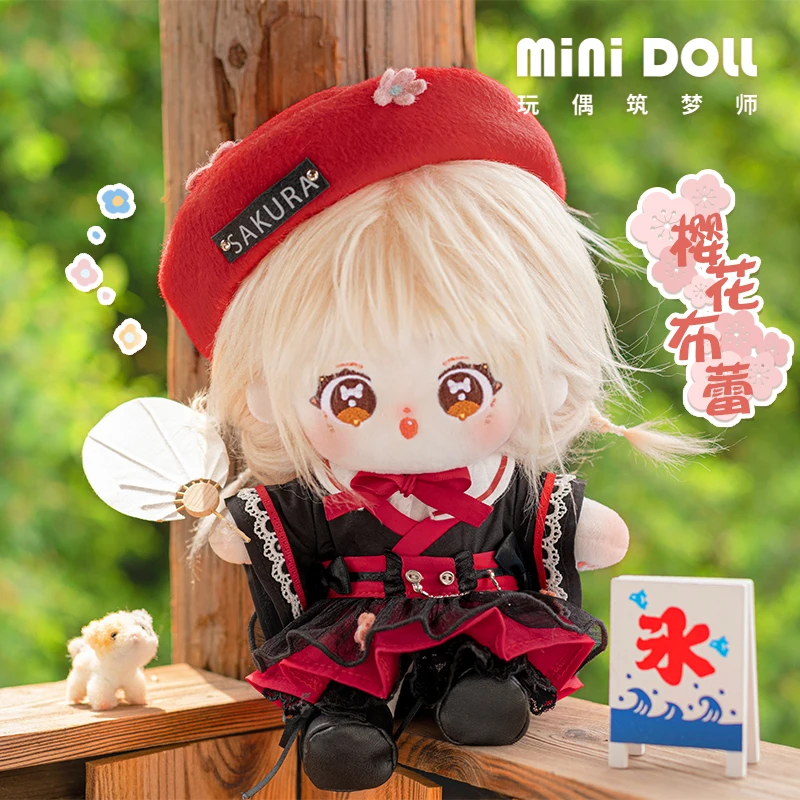 Handmade 5pc/set No Attribute 20cm Sakura Doll Clothes Hat Skirt Shirt Coat Shoes Plush Dolls Outfit Doll's Accessories Cos Suit
Handmade 5pc/set No Attribute 20cm Sakura Doll Clothes Hat Skirt Shirt Coat Shoes Plush Dolls Outfit Doll's Accessories Cos Suit