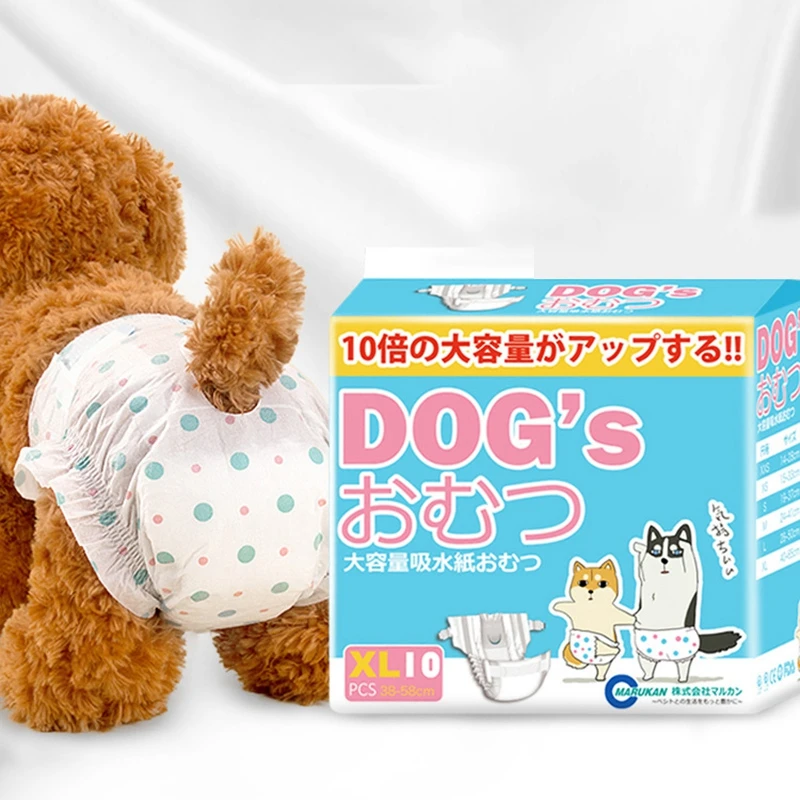 10pc Pet Diapers Disposable Female Dog Diapers Leakproof Nappies Puppy Super Absorption Physiological Pants Panpers De Perros
10pc Pet Diapers Disposable Female Dog Diapers Leakproof Nappies Puppy Super Absorption Physiological Pants Panpers De Perros