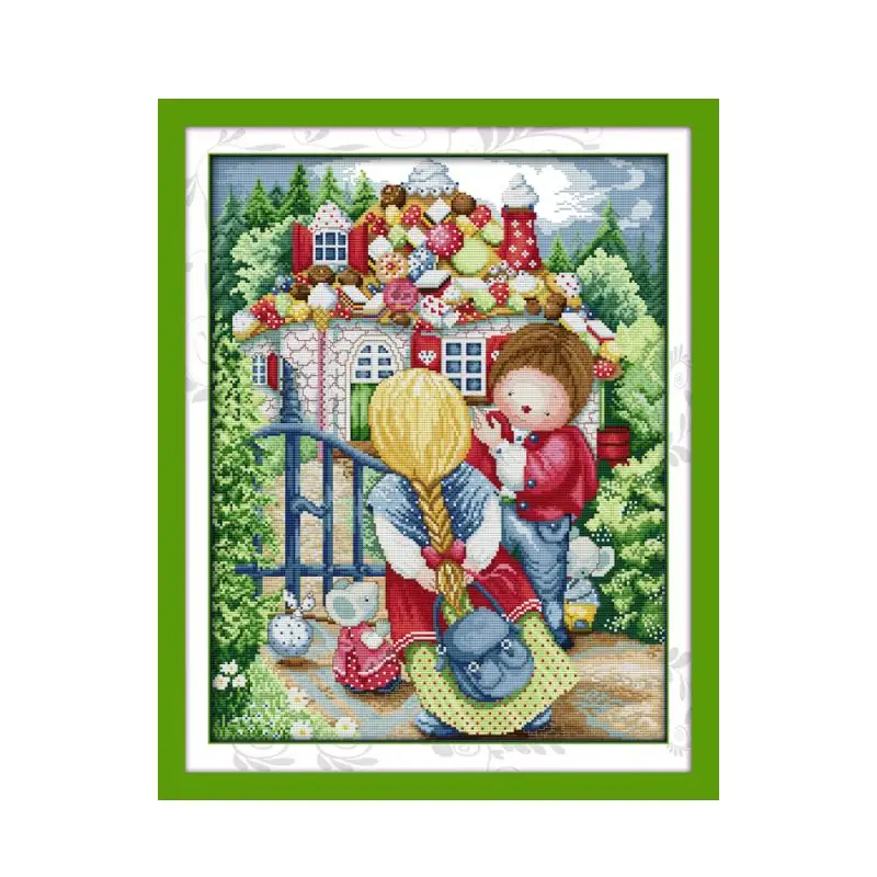 Набор для вышивки крестиком Sweet house, мультяшный Набор для вышивки крестиком 14 карат и 11 карат, ручная работа «сделай сам»
Набор для вышивки крестиком Sweet house, мультяшный Набор для вышивки крестиком 14 карат и 11 карат, ручная работа «сделай сам»